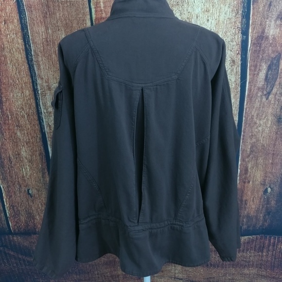 John P. Mock Neck Jacket 2X Plus Size - Picture 8 of 11